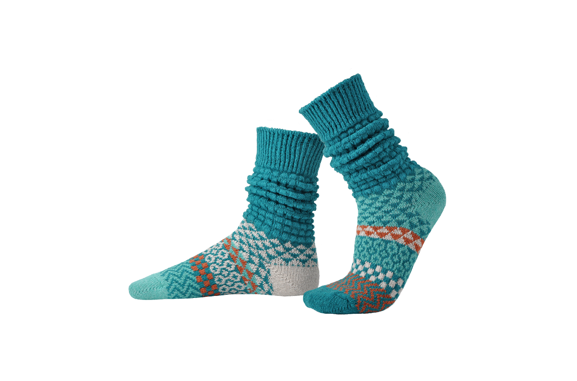 Fusion Slouch Socks - Abalone