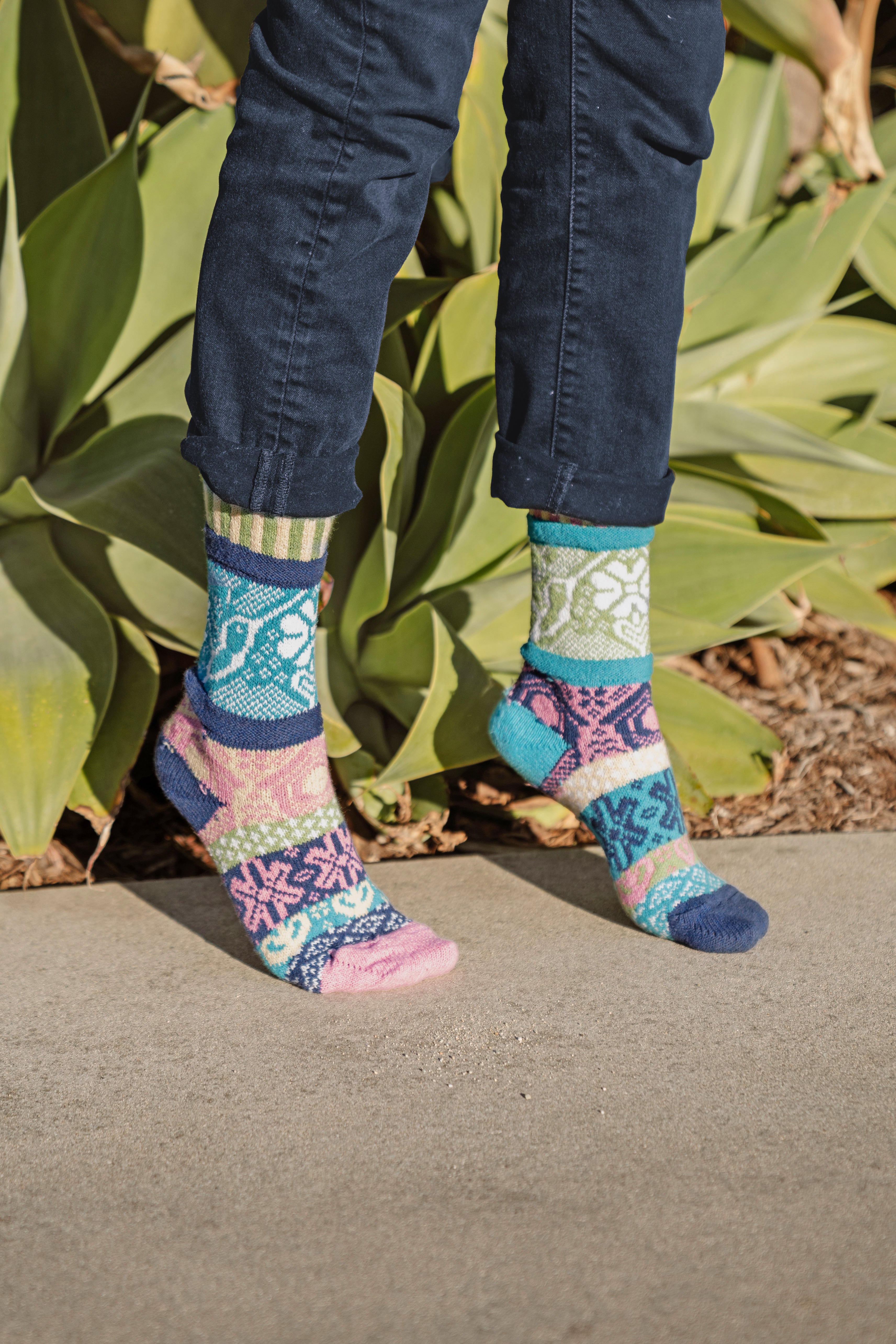 Hummingbird Crew Socks