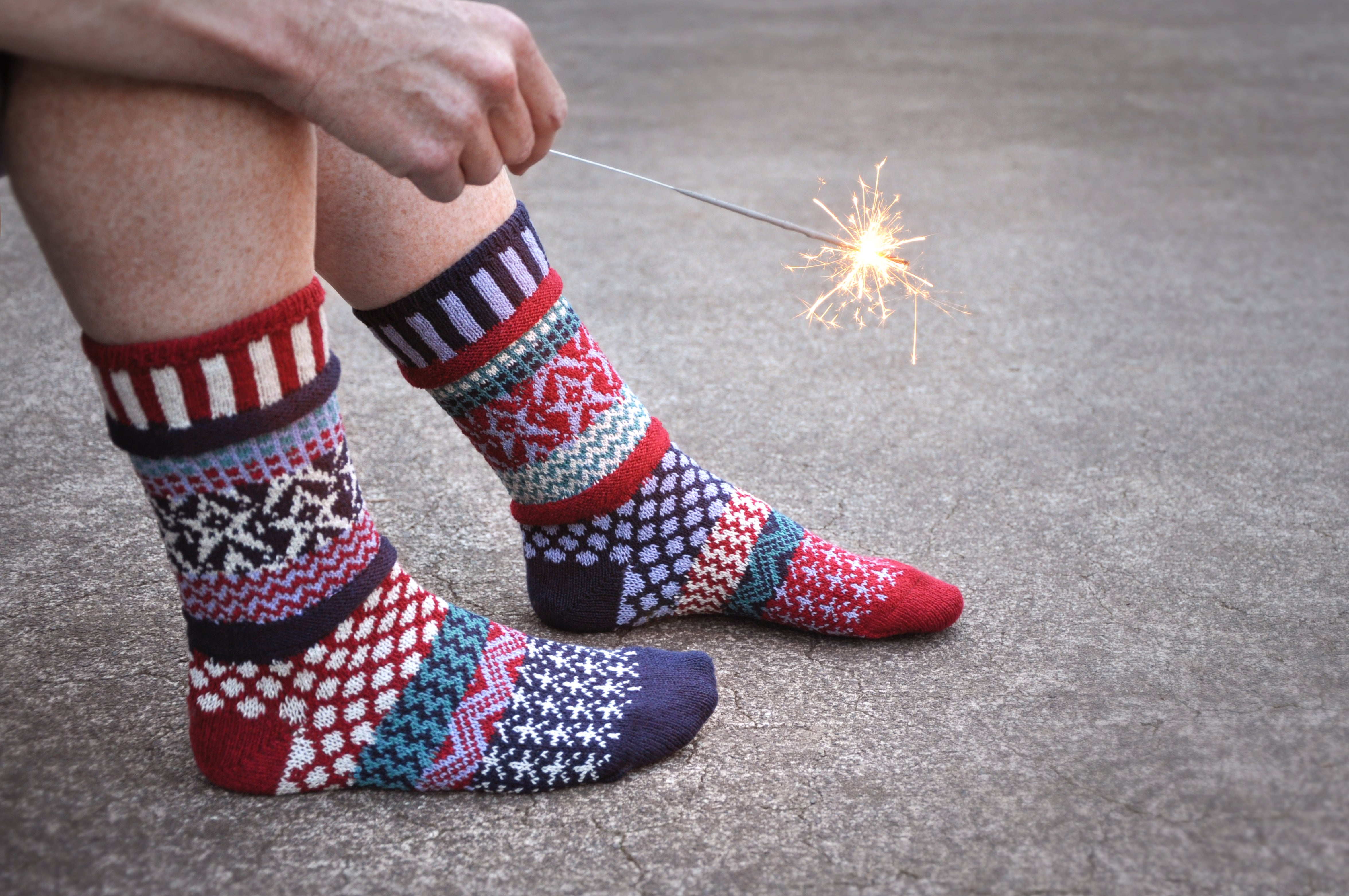 Stars and Stripes Crew Socks