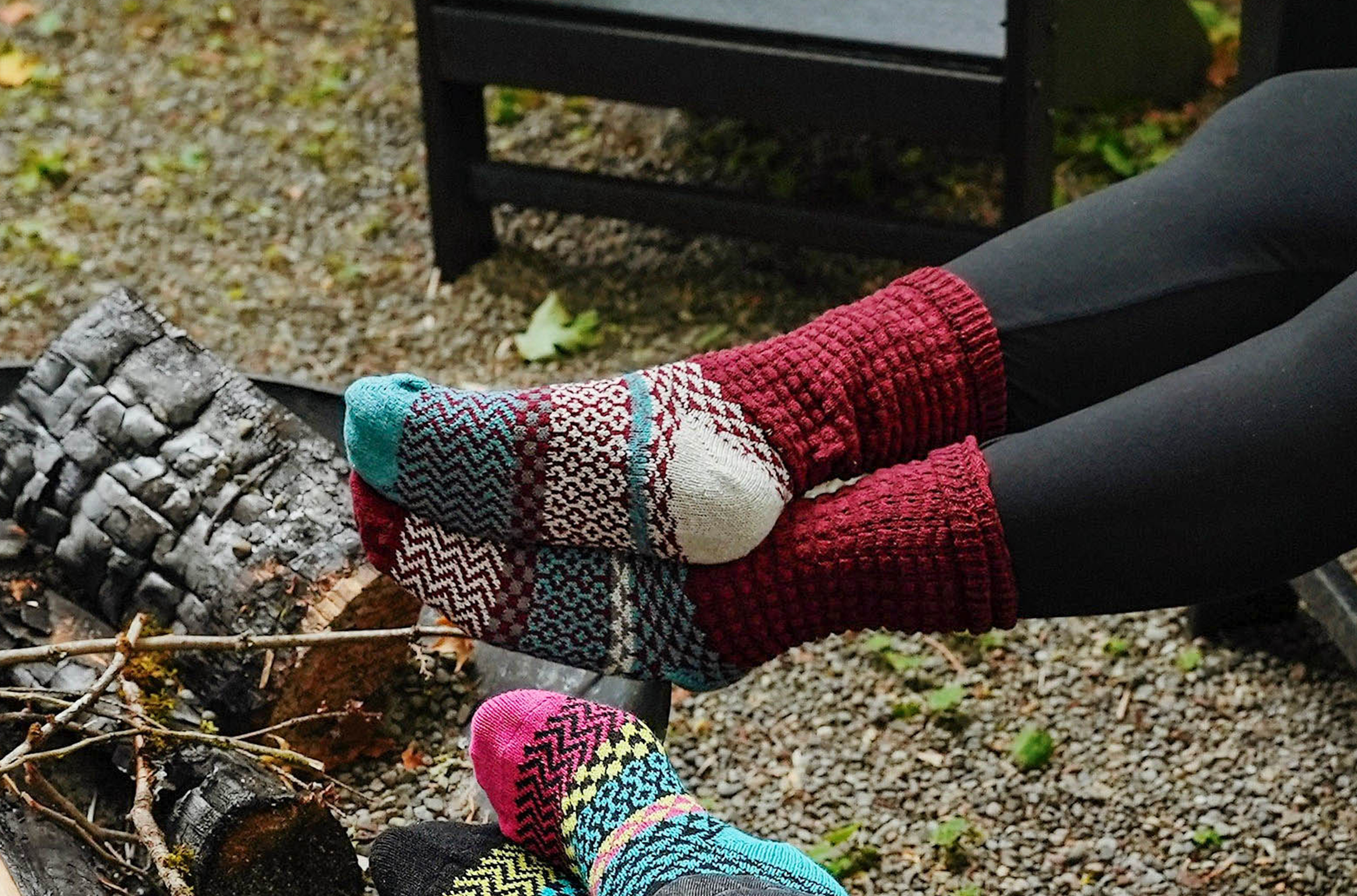 Fusion Slouch Socks - Nori