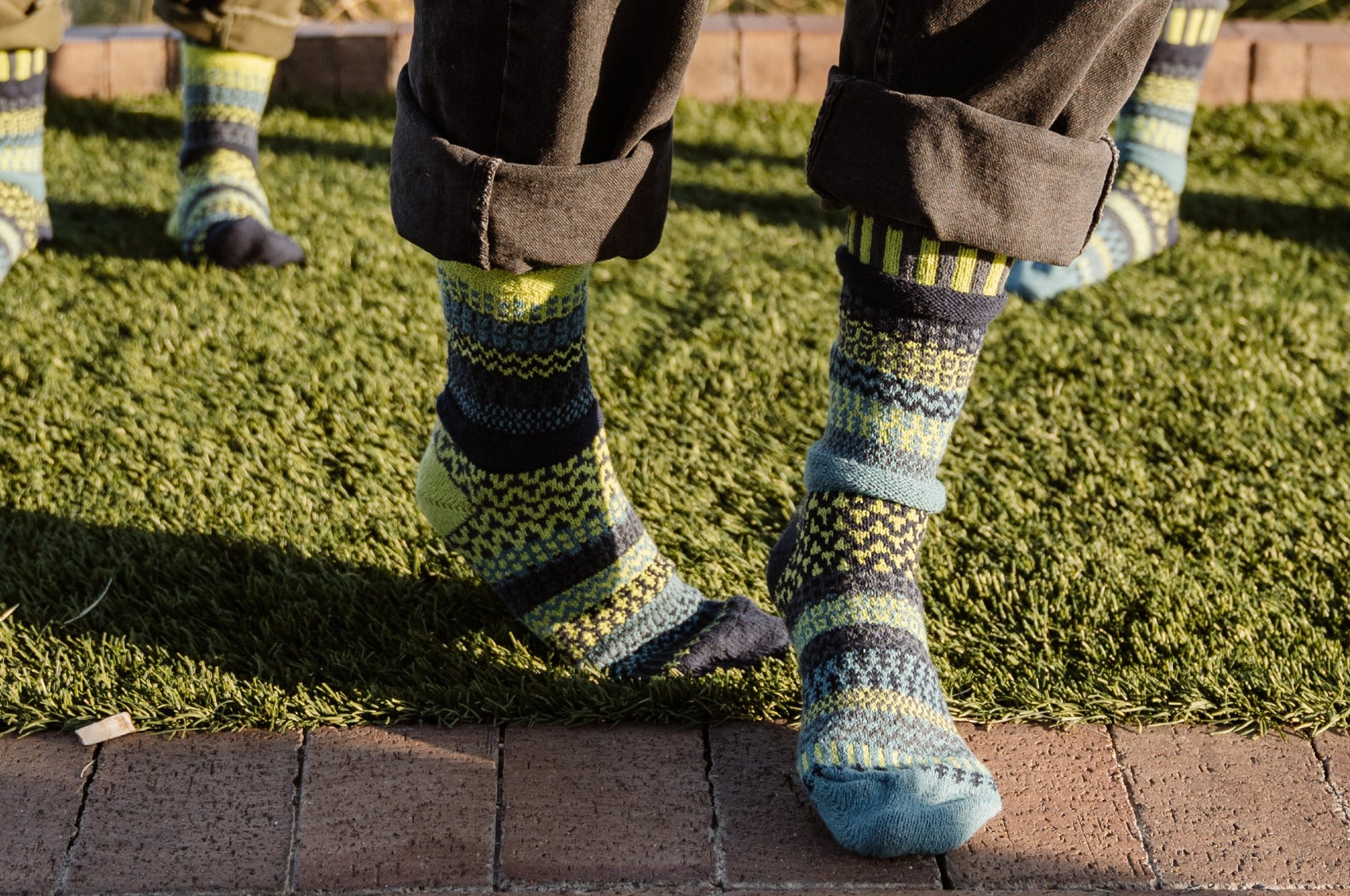 Lemongrass Crew Socks